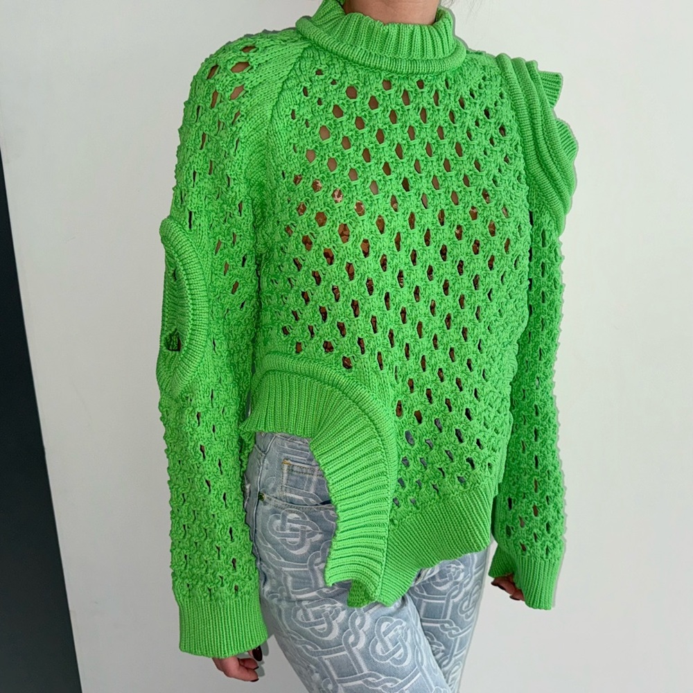 COPY - STELLA MCCARTNEY Textured-knit oversized sweater